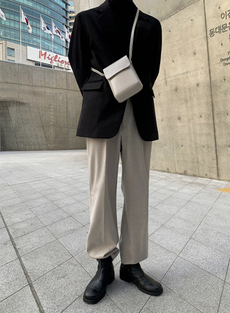 2カラーミニ革ショルダーバッグ【KBQ183】 - KBQUNQ｜韓国メンズファッション通販サイト