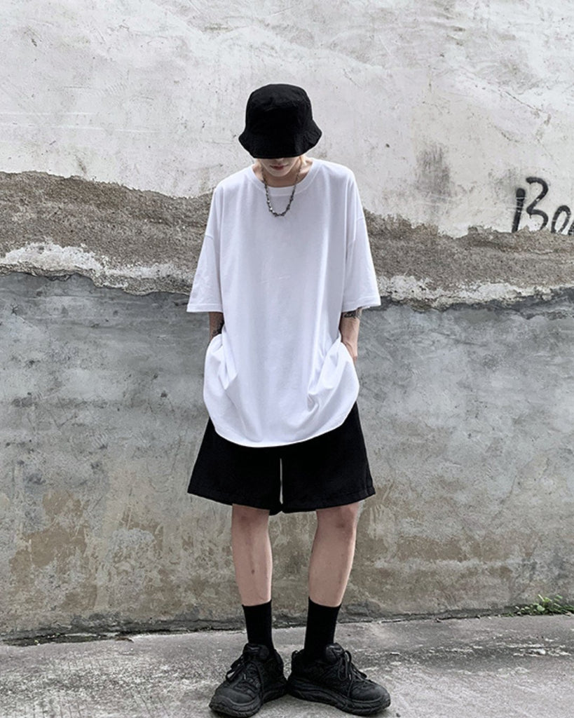 Casual Simple Daily T-Shirt ASD0047 - KBQUNQ｜韓国メンズファッション通販サイト