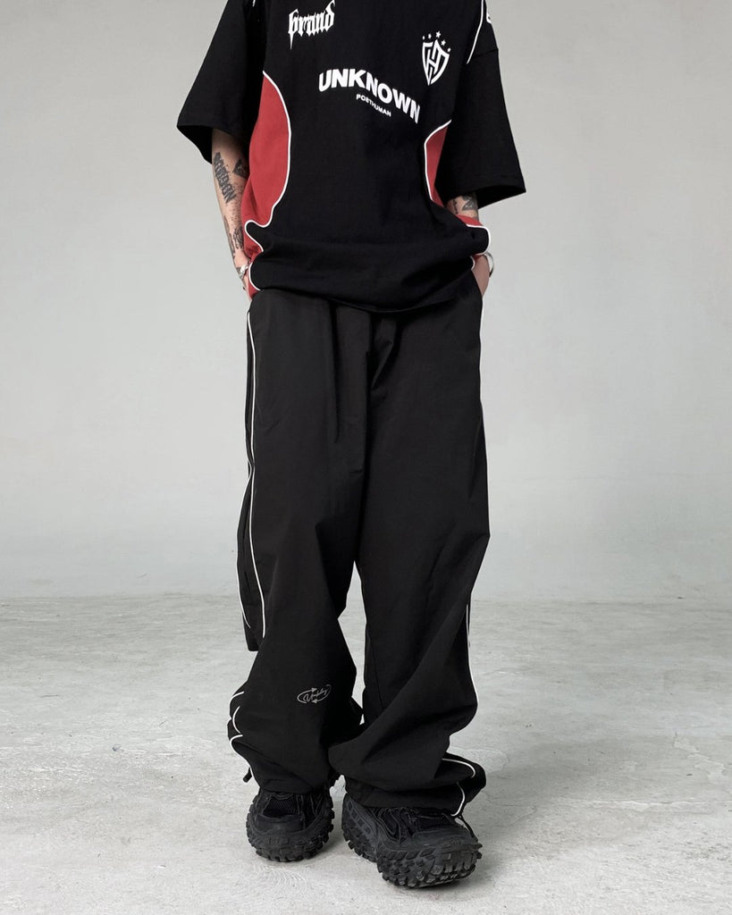 College Sports Wind Pants ASD0012 - KBQUNQ｜韓国メンズファッション通販サイト