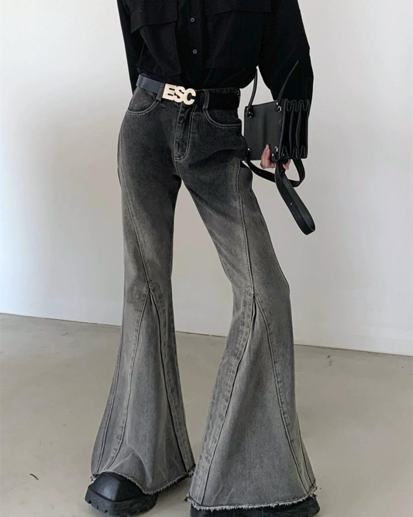 Gradient Flared Denim Pants AUW0001 - KBQUNQ｜ファッション通販