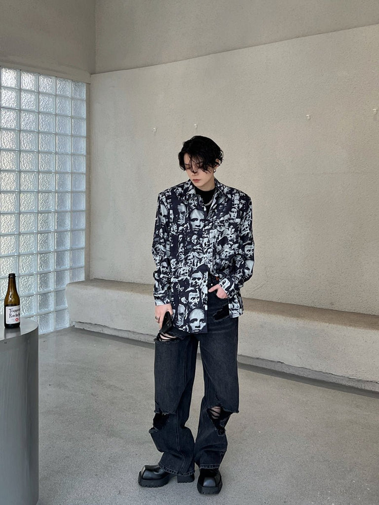 Korean Design Shirt FEI0014 - KBQUNQ｜韓国メンズファッション通販サイト