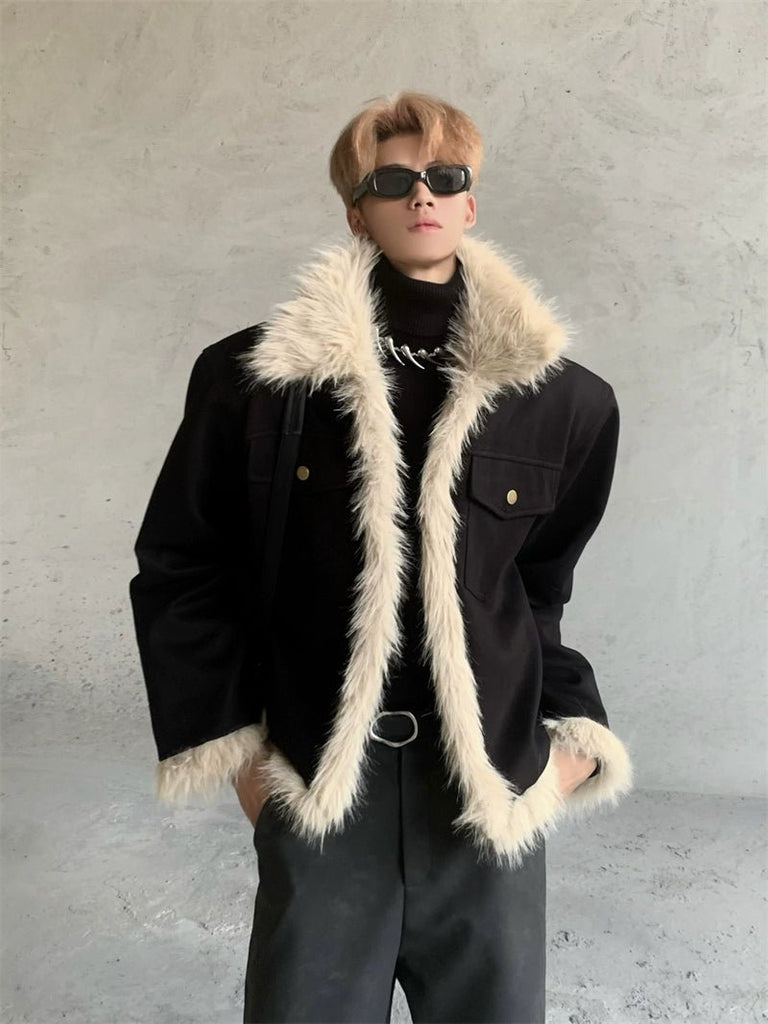 Korean Fur Jacket ACT0018 - KBQUNQ｜ファッション通販