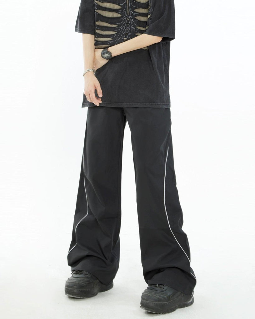 Nylon Line Tech Pants MXD0017 - KBQUNQ｜韓国メンズファッション通販サイト