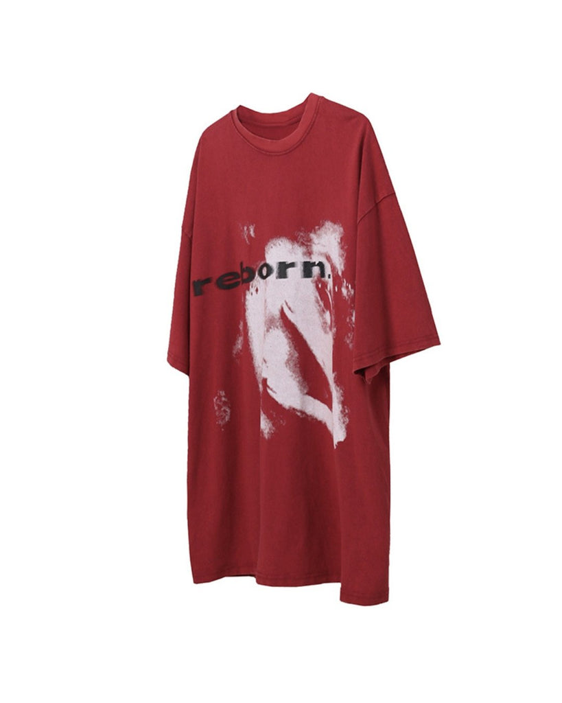 Retro Old Washed Round Neck T-Shirt ASD0033 - KBQUNQ｜韓国メンズファッション通販サイト