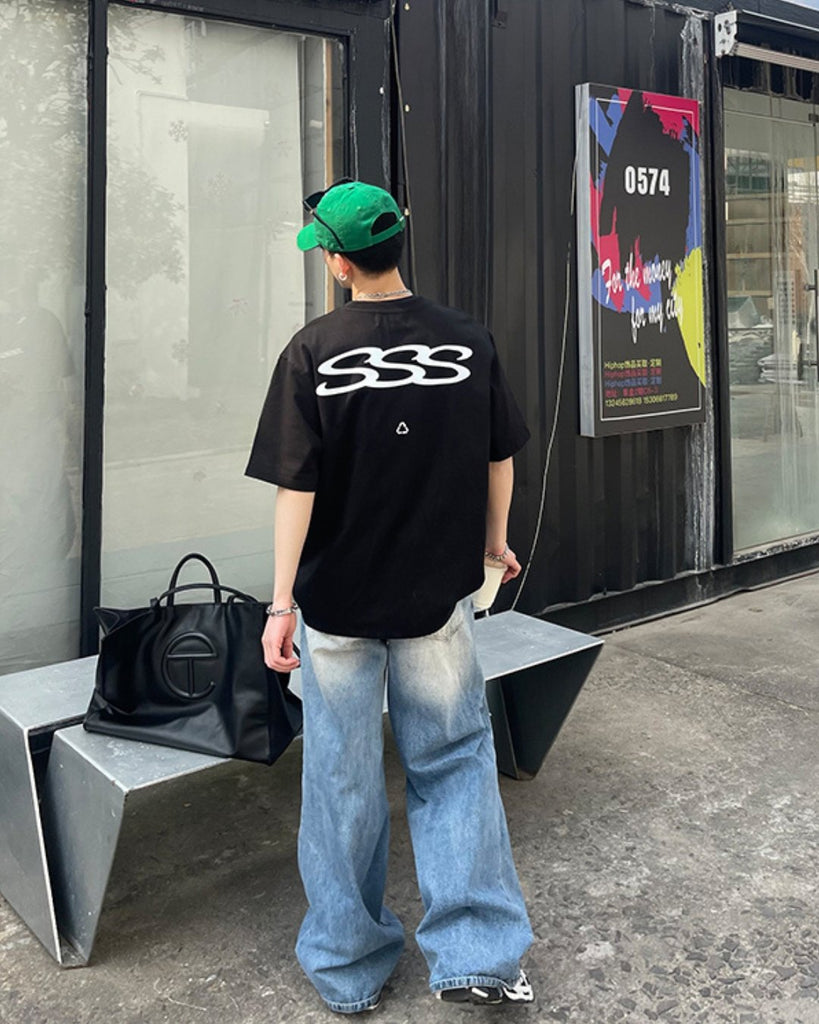 Street Logo T-Shirt PLT0028 - KBQUNQ｜韓国メンズファッション通販サイト