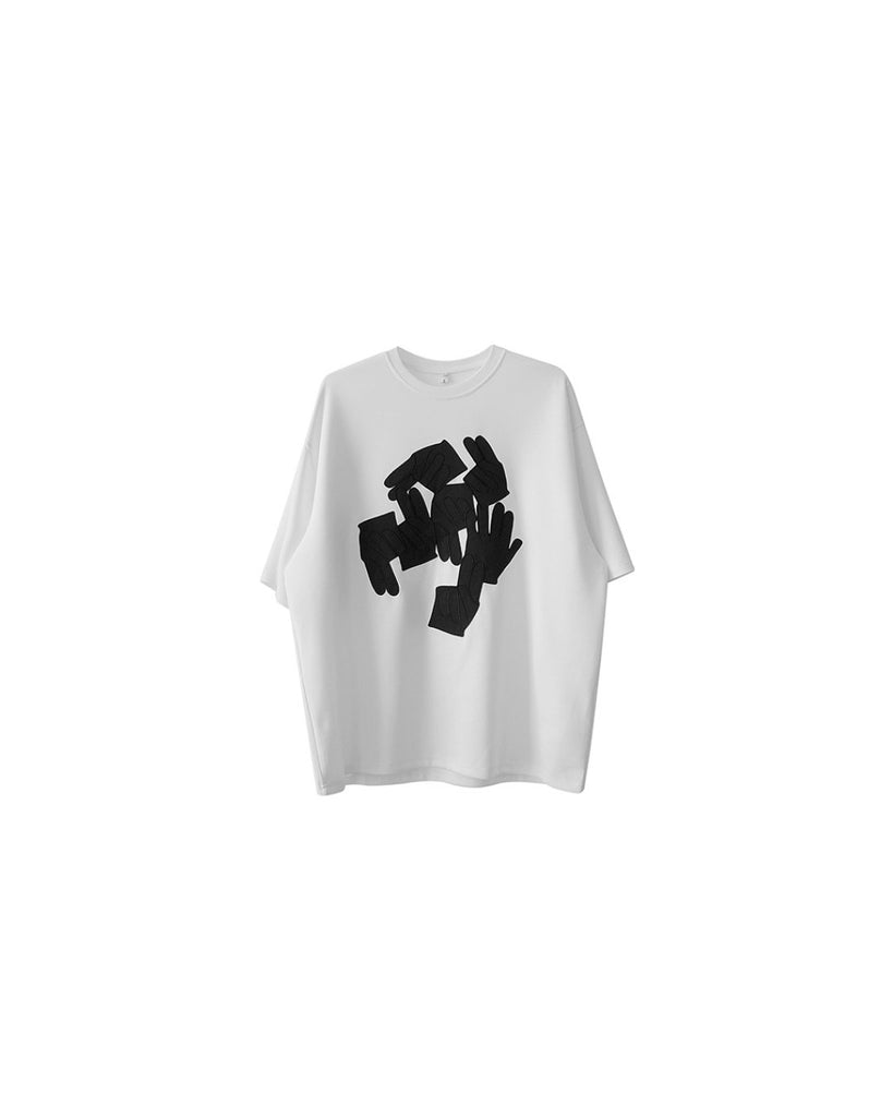 Unique Loose Short Sleeve T-Shirt HOZ0001 - KBQUNQ｜韓国メンズファッション通販サイト