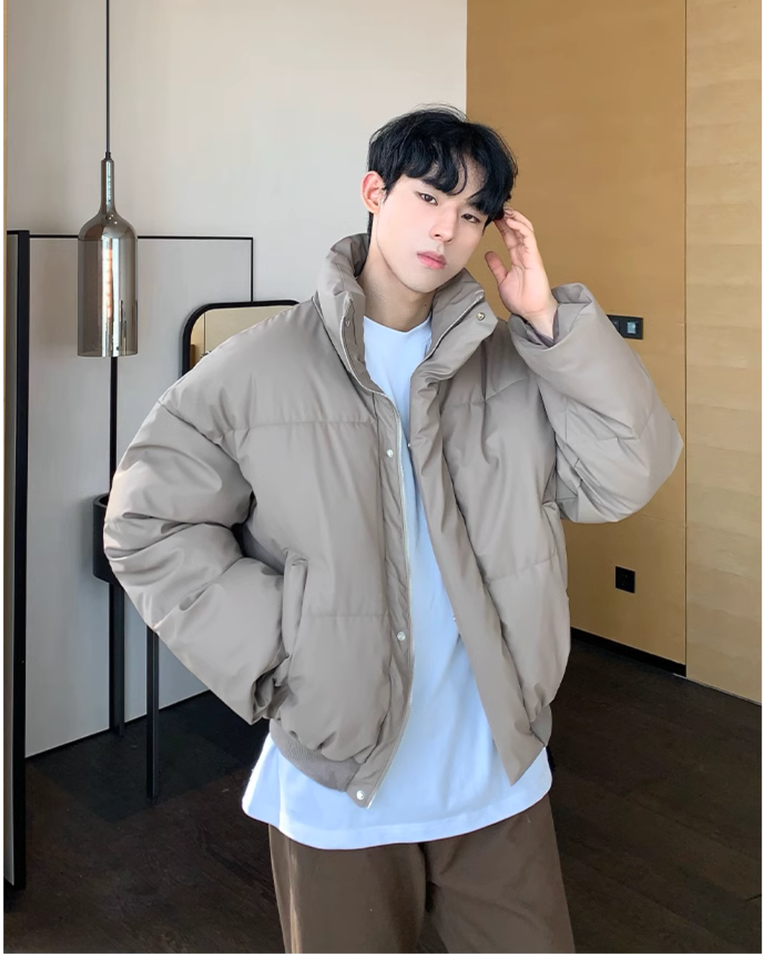 Stand Collar Down Jacket CBJ0100 – KBQUNQ｜ファッション通販