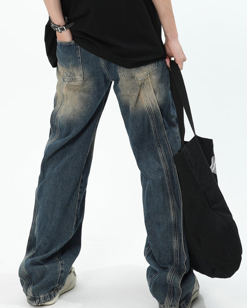 American Heavy Weight Straight Pants MXD0002 - KBQUNQ｜韓国メンズファッション通販サイト