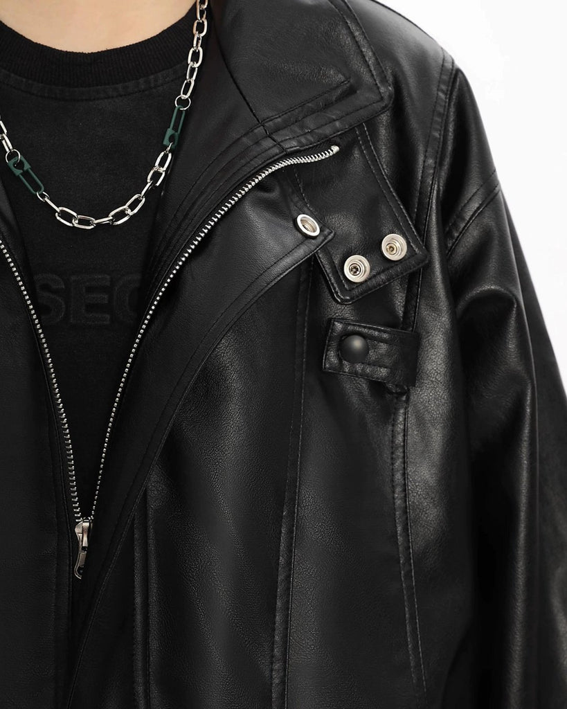 American PU Leather Jacket FRR0005 - KBQUNQ｜ファッション通販