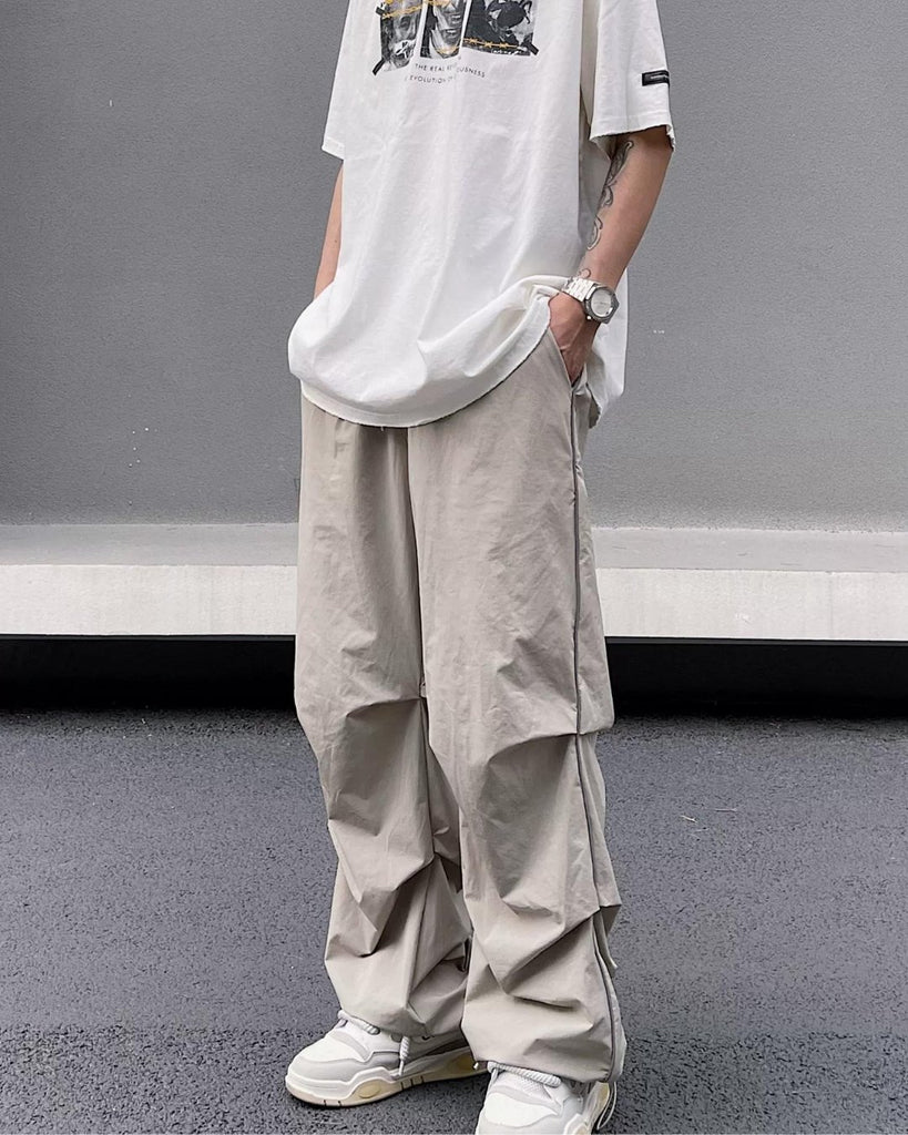 American Retro Line Pants BKL0004 - KBQUNQ｜韓国メンズファッション通販サイト