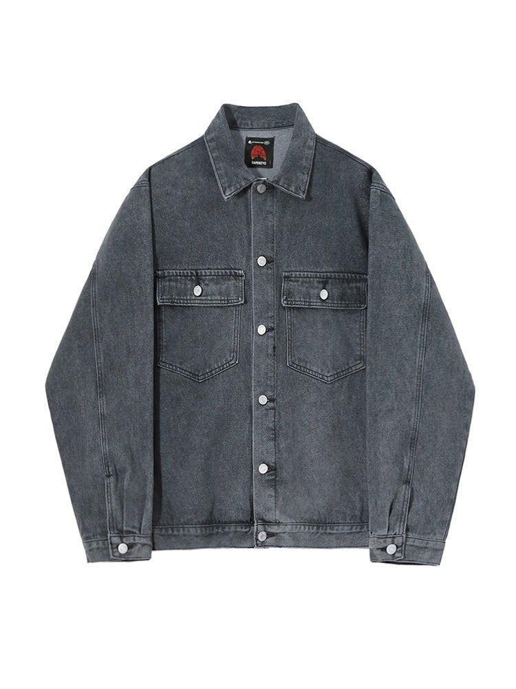 Basic Denim Jacket VCH0171 - KBQUNQ｜ファッション通販