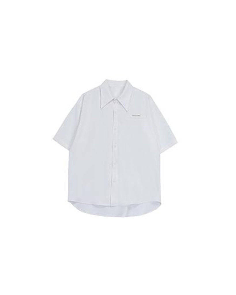 Basic Design Casual Shirt HUD0063 - KBQUNQ｜韓国メンズファッション通販サイト