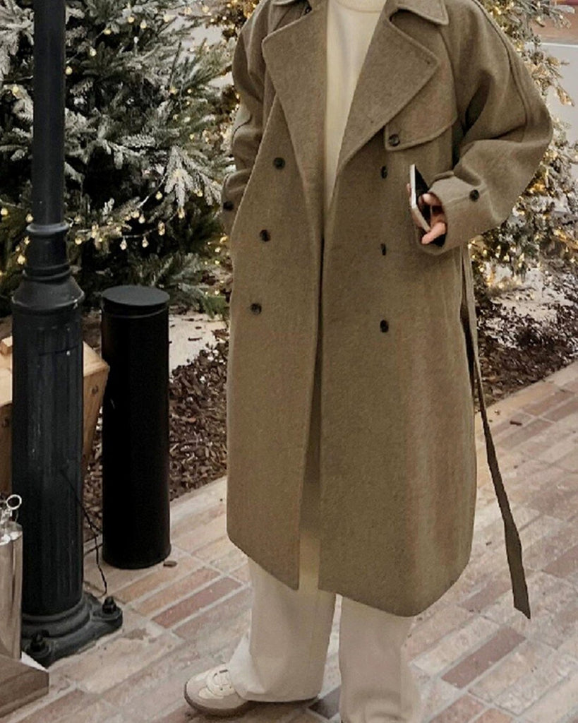 Basic Wool Long Coat VCH0185 - KBQUNQ｜ファッション通販