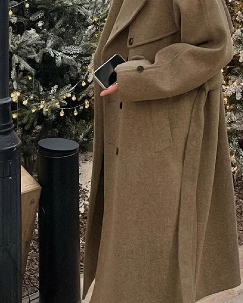 Basic Wool Long Coat VCH0185 - KBQUNQ｜ファッション通販