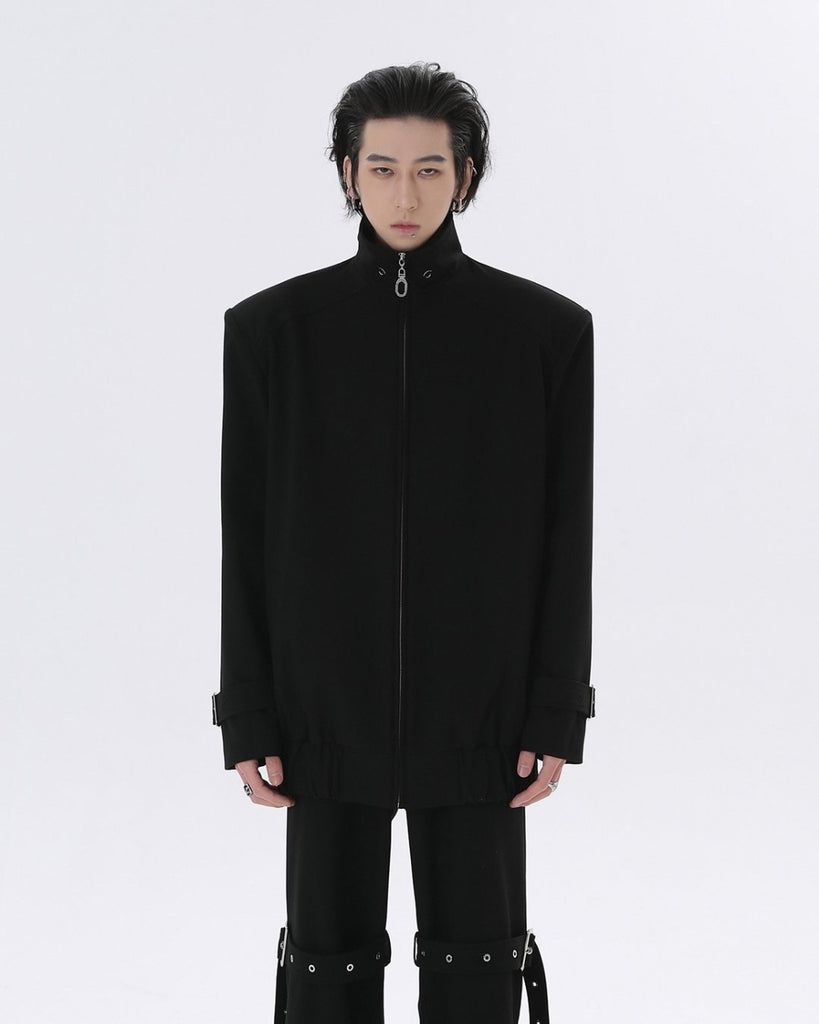 Black Simple Jacket HAR0001 - KBQUNQ｜韓国メンズファッション通販サイト