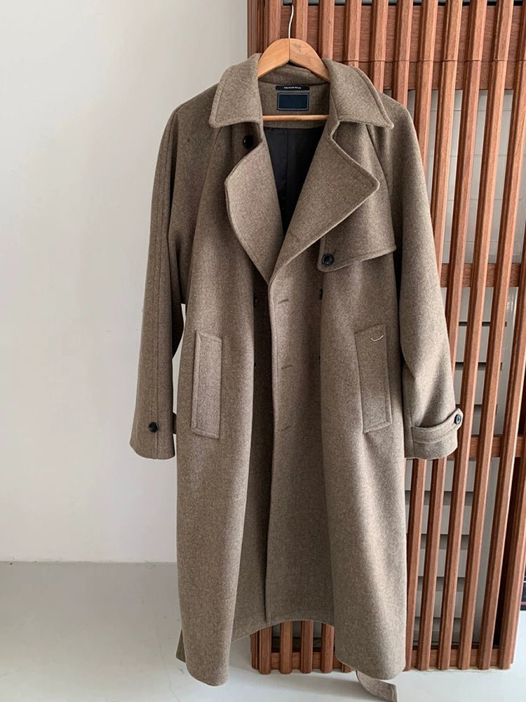 British Long Casual Coat VCH0174 - KBQUNQ｜ファッション通販