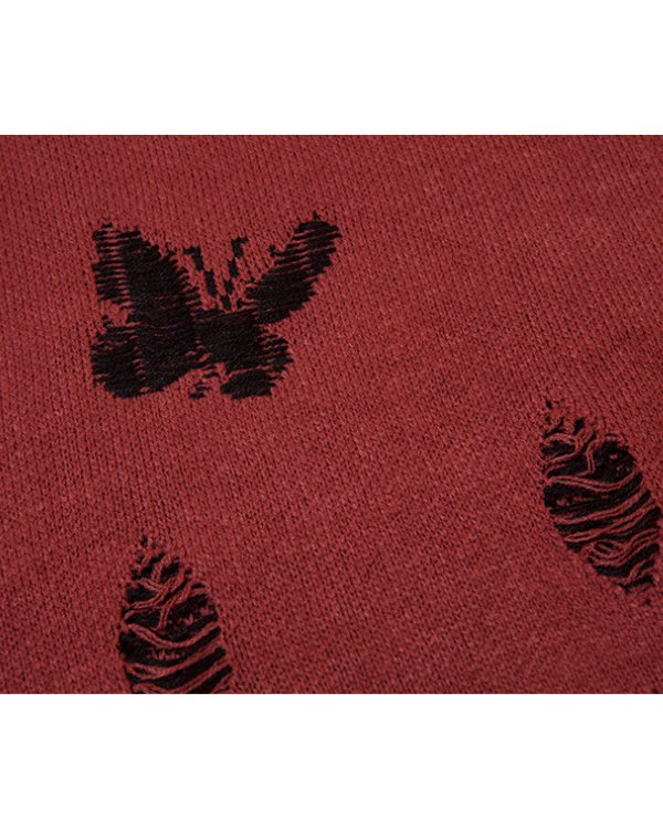 Butterfly Oversized Knit NHH0006 - KBQUNQ｜韓国メンズファッション通販サイト