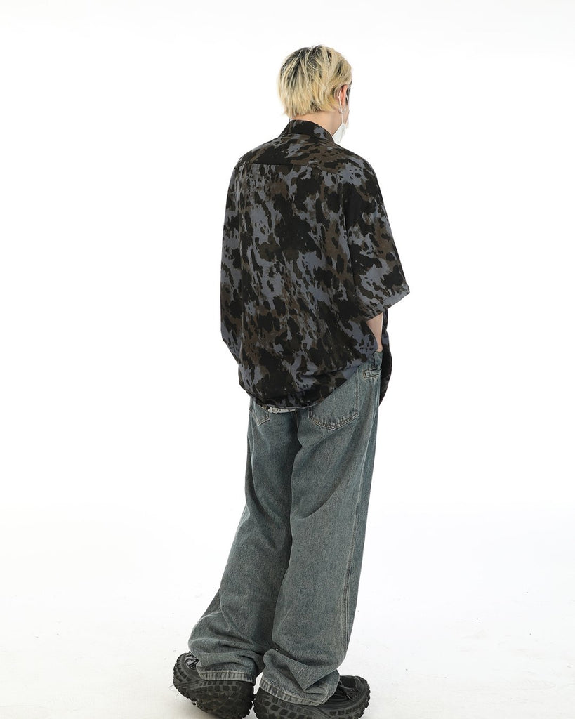 Camouflage Leopard Shirt MXD0007 - KBQUNQ｜韓国メンズファッション通販サイト