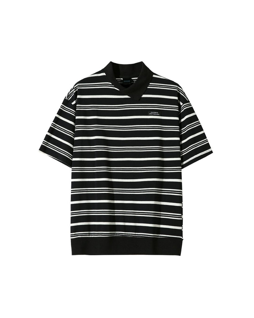 Casual Border Polo Shirt VCH0107 - KBQUNQ｜韓国メンズファッション通販サイト
