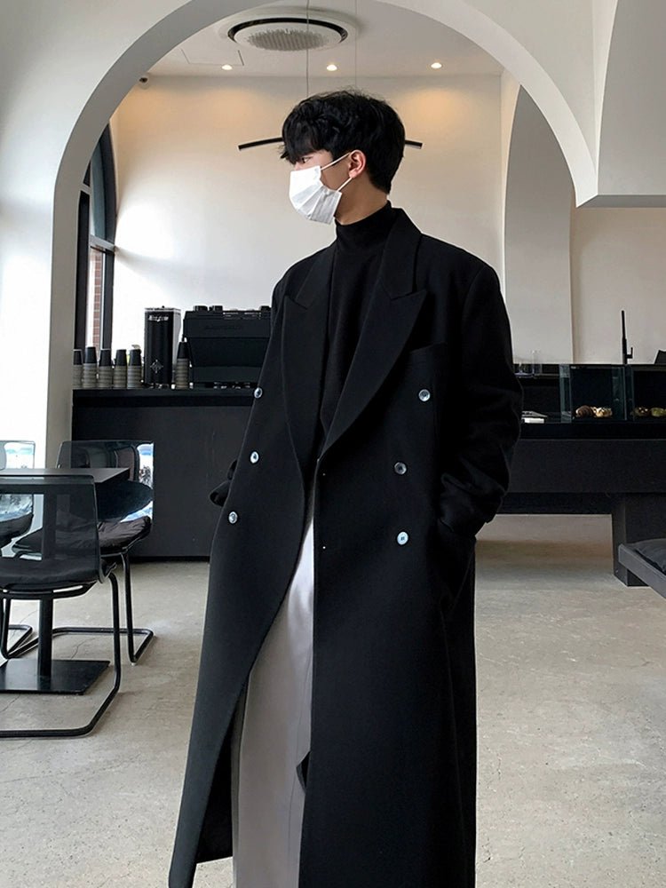 Casual Loose Black Coat VCH0178 - KBQUNQ｜ファッション通販