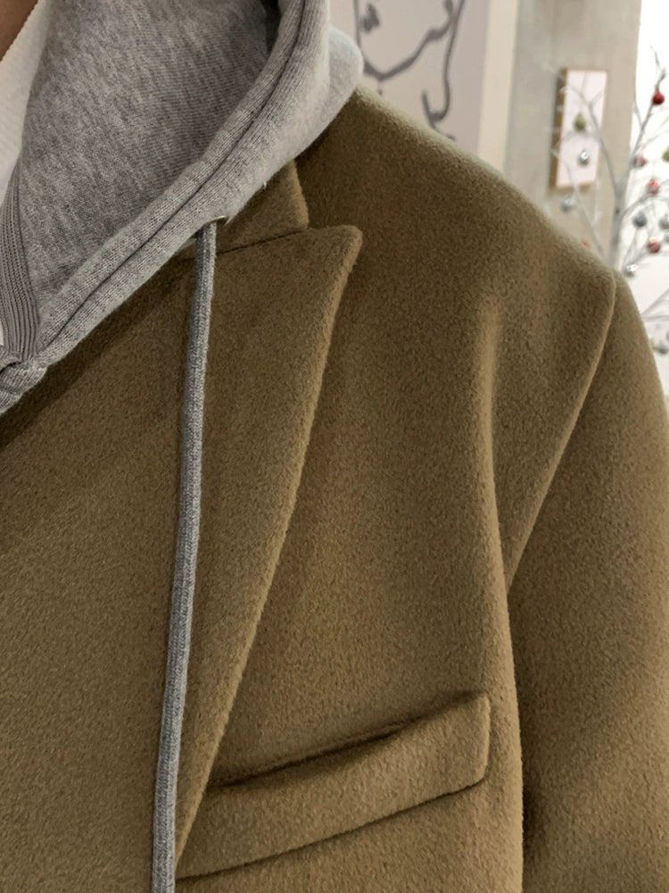 Casual Loose Silhouette Coat VCH0164 - KBQUNQ｜ファッション通販