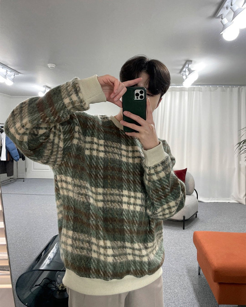 CASUAL MOHAIR KNIT KBQ0565 - KBQUNQ｜韓国メンズファッション通販サイト