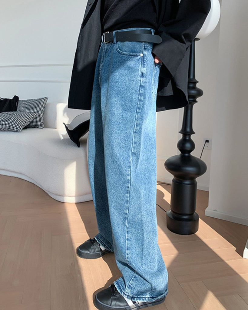 Casual Straight Jeans BKC153 - KBQUNQ｜韓国メンズファッション通販サイト