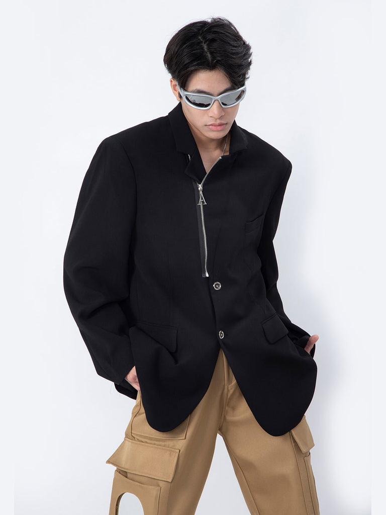 Chain Tailored Jacket P1O0009 - KBQUNQ｜韓国メンズファッション通販サイト