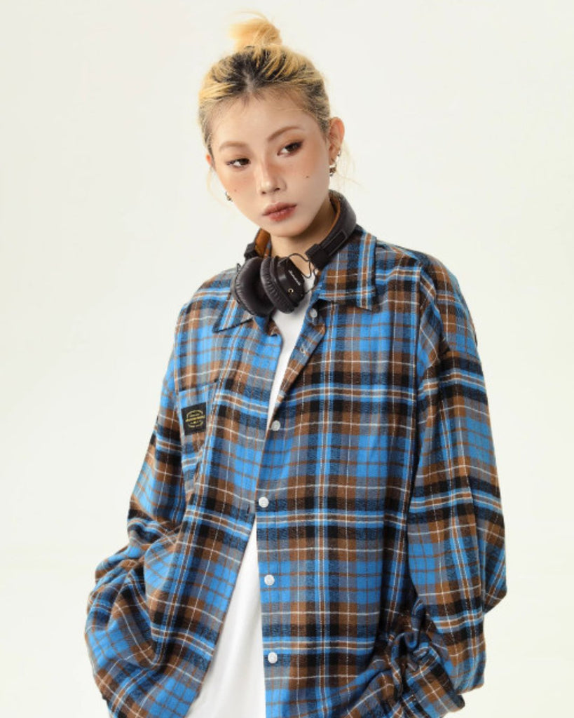 City Pop Plaid Shirt FRR0003 - KBQUNQ｜ファッション通販