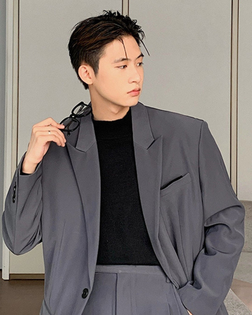 Classic Tailored Jacket HUD0028 - KBQUNQ｜韓国メンズファッション通販サイト