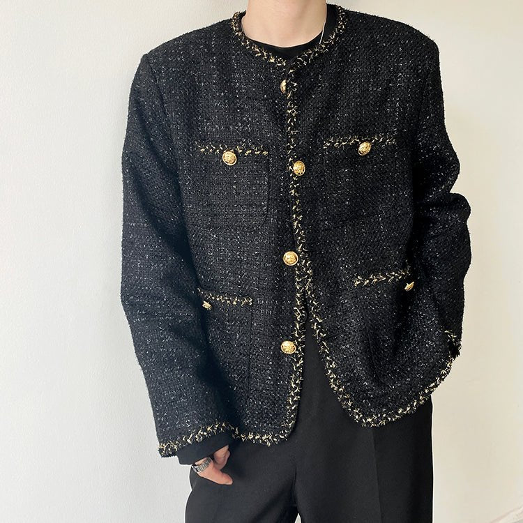 COLLARLESS MEN'S JACKET【KBQ466】 - KBQUNQ｜韓国メンズファッション通販サイト