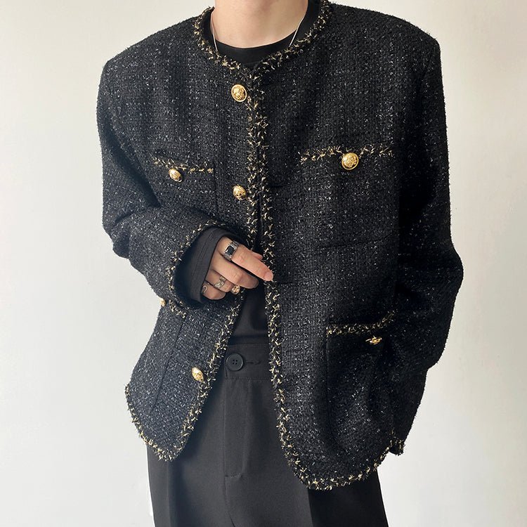 COLLARLESS MEN'S JACKET【KBQ466】 - KBQUNQ｜韓国メンズファッション通販サイト