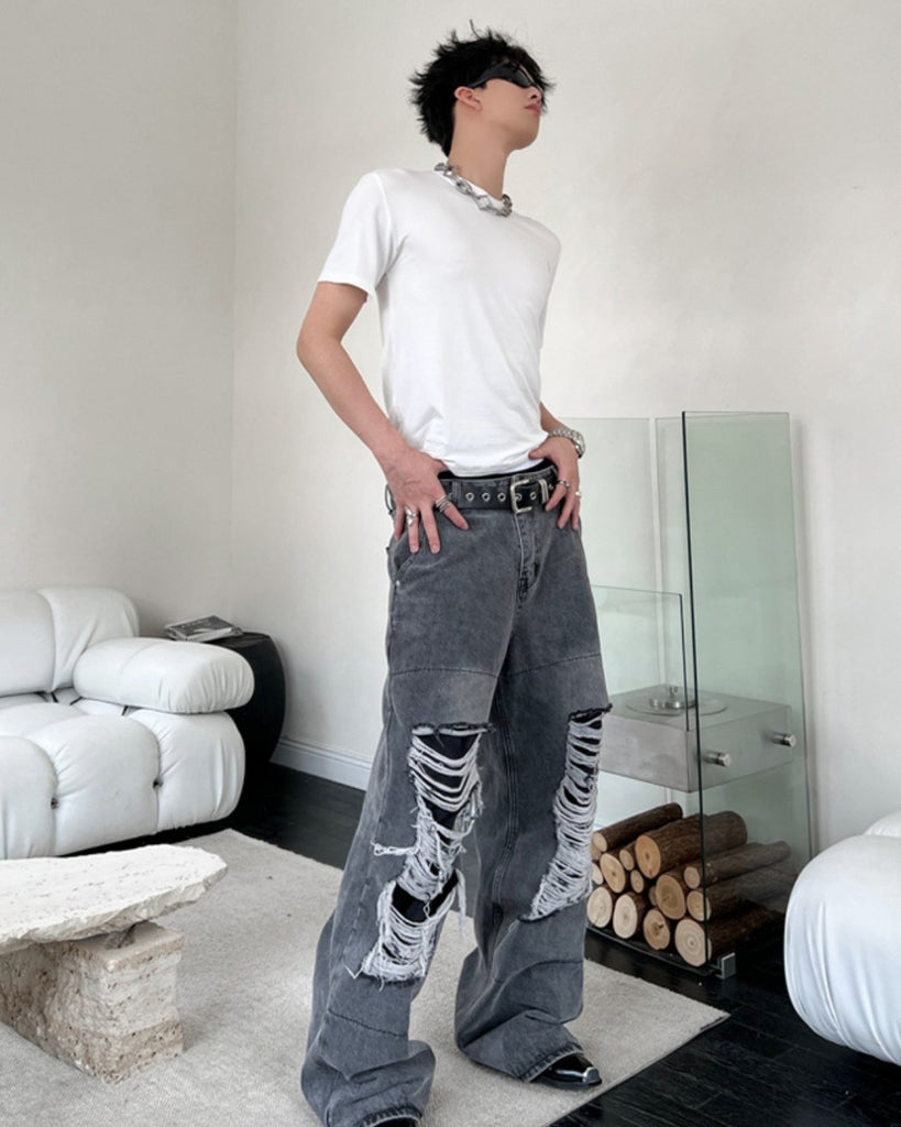 Cotton Short Tight T-Shirt TNS0126 - KBQUNQ｜韓国メンズファッション通販サイト