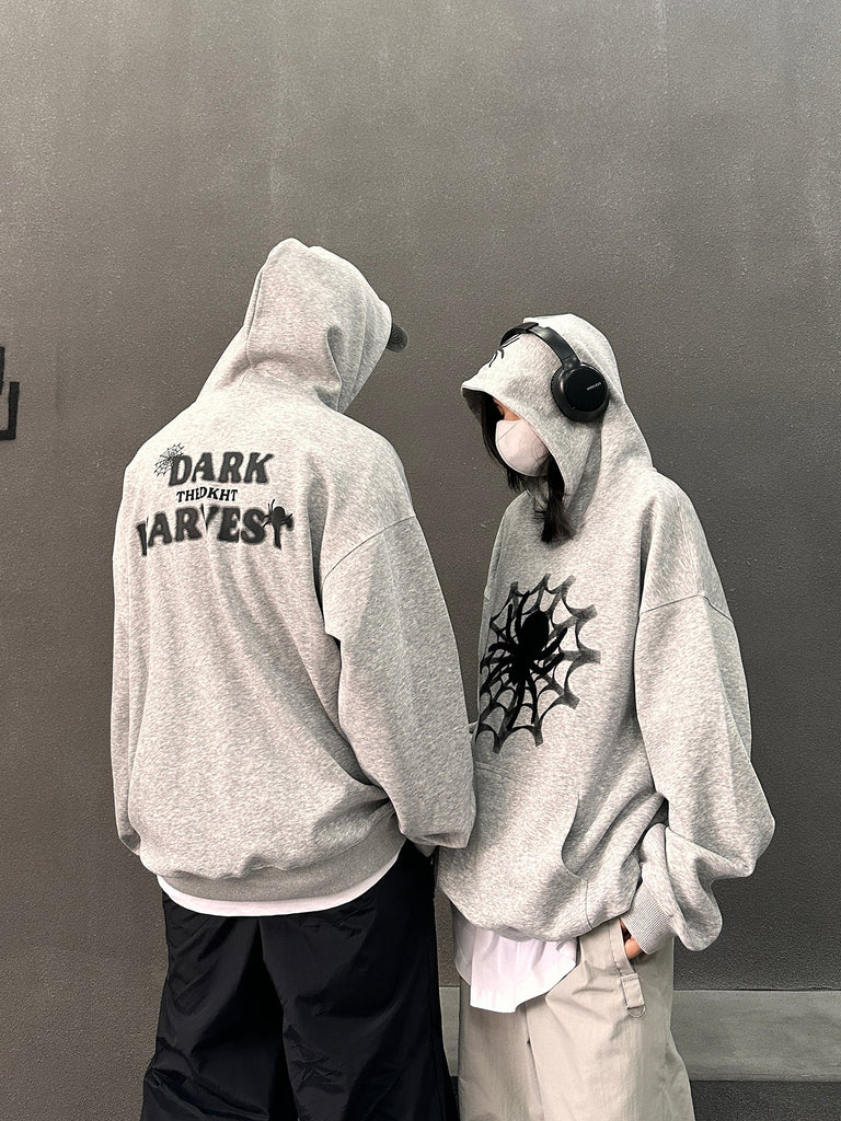Dark Spider Hoodie HGX0003 - KBQUNQ｜韓国メンズファッション通販サイト