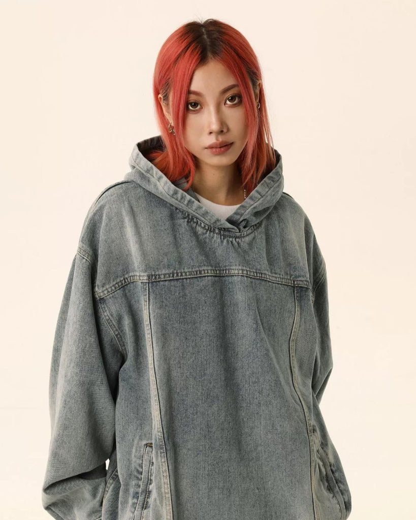 Denim Old Wash Hoodie FRR0007 - KBQUNQ｜ファッション通販