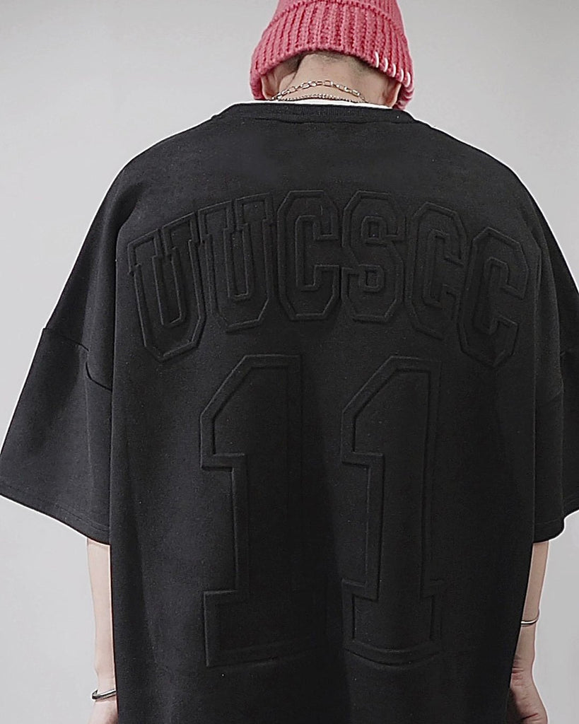 Embossed Logo Short Sleeve T-Shirt UCS0022 - KBQUNQ｜韓国メンズファッション通販サイト