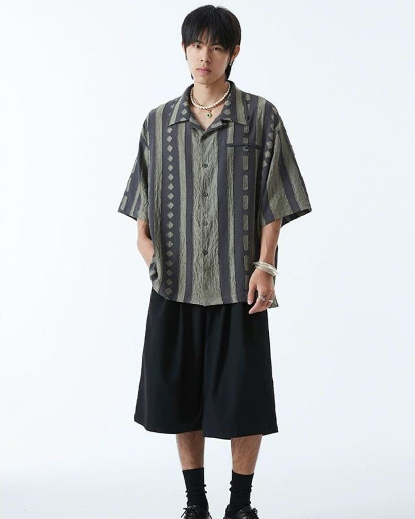 Ethnic Summer Open Shirt S410014 - KBQUNQ｜韓国メンズファッション通販サイト