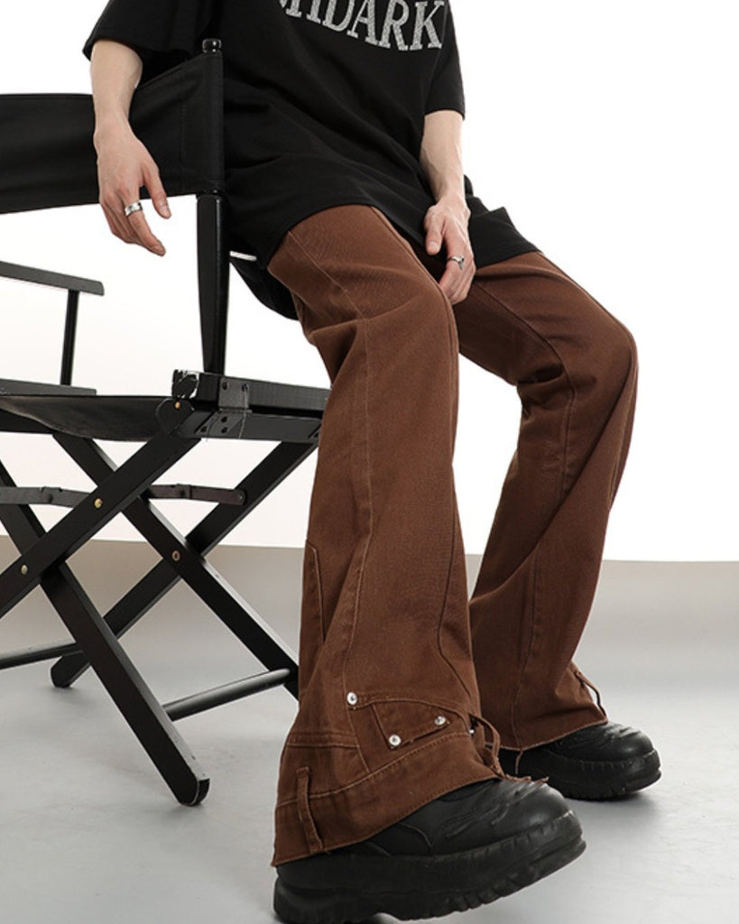 Fake Pocket Loose Pants ASD0009 - KBQUNQ｜韓国メンズファッション通販サイト