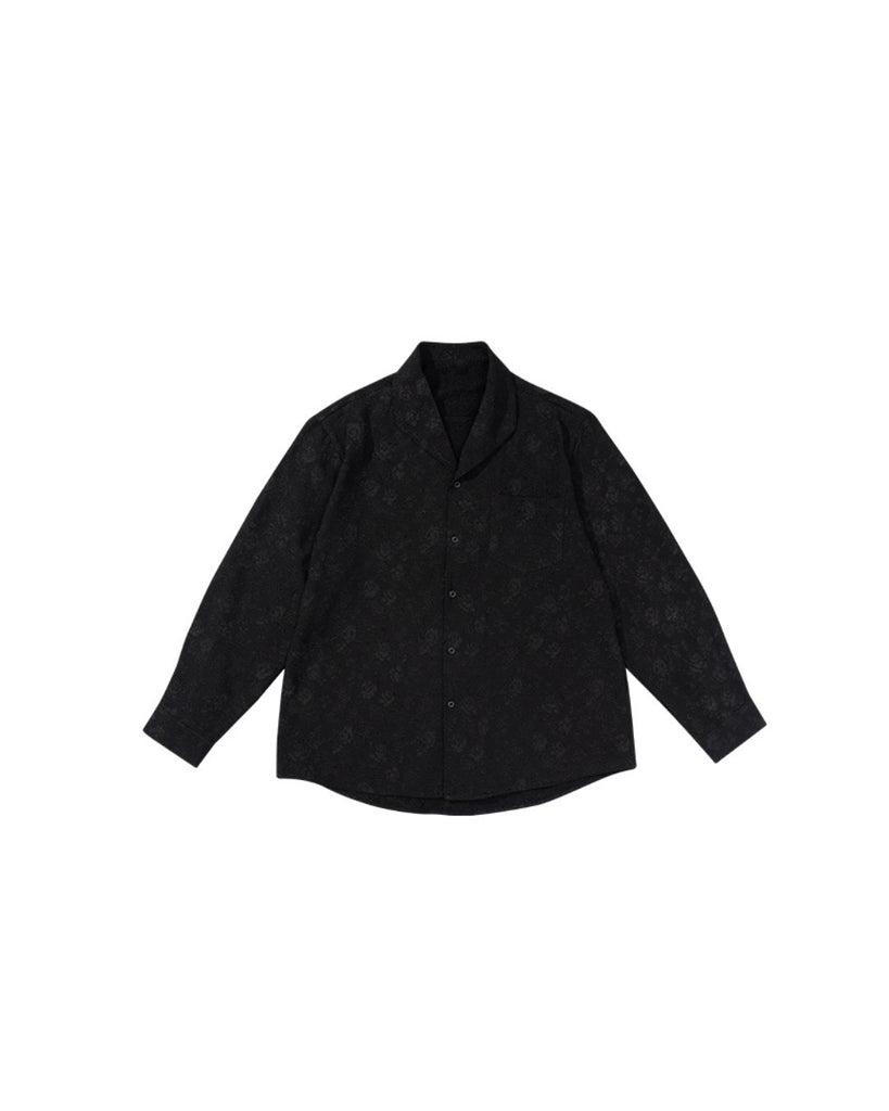 French Flower Embroidery Long Sleeve Shirt YMN0010 - KBQUNQ｜韓国メンズファッション通販サイト