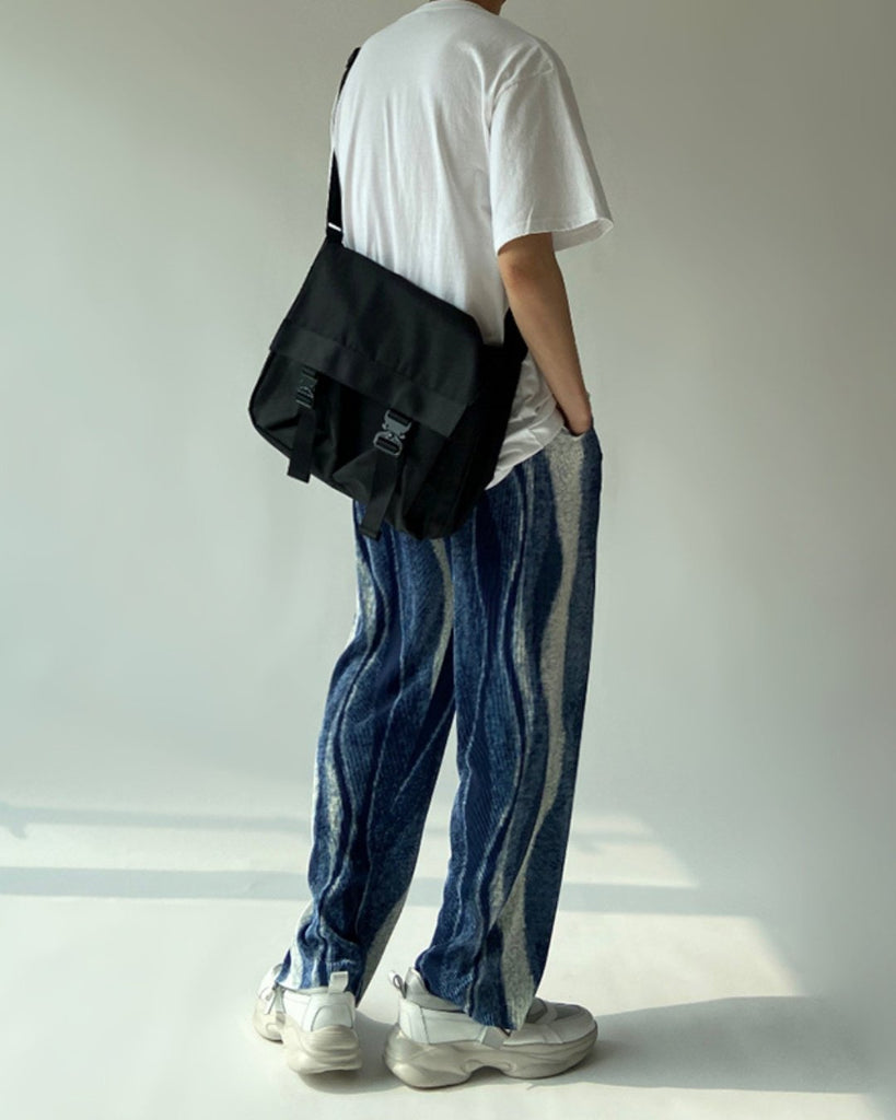 Full Pattern Pleated Easy Pants VCH0102 - KBQUNQ｜韓国メンズファッション通販サイト