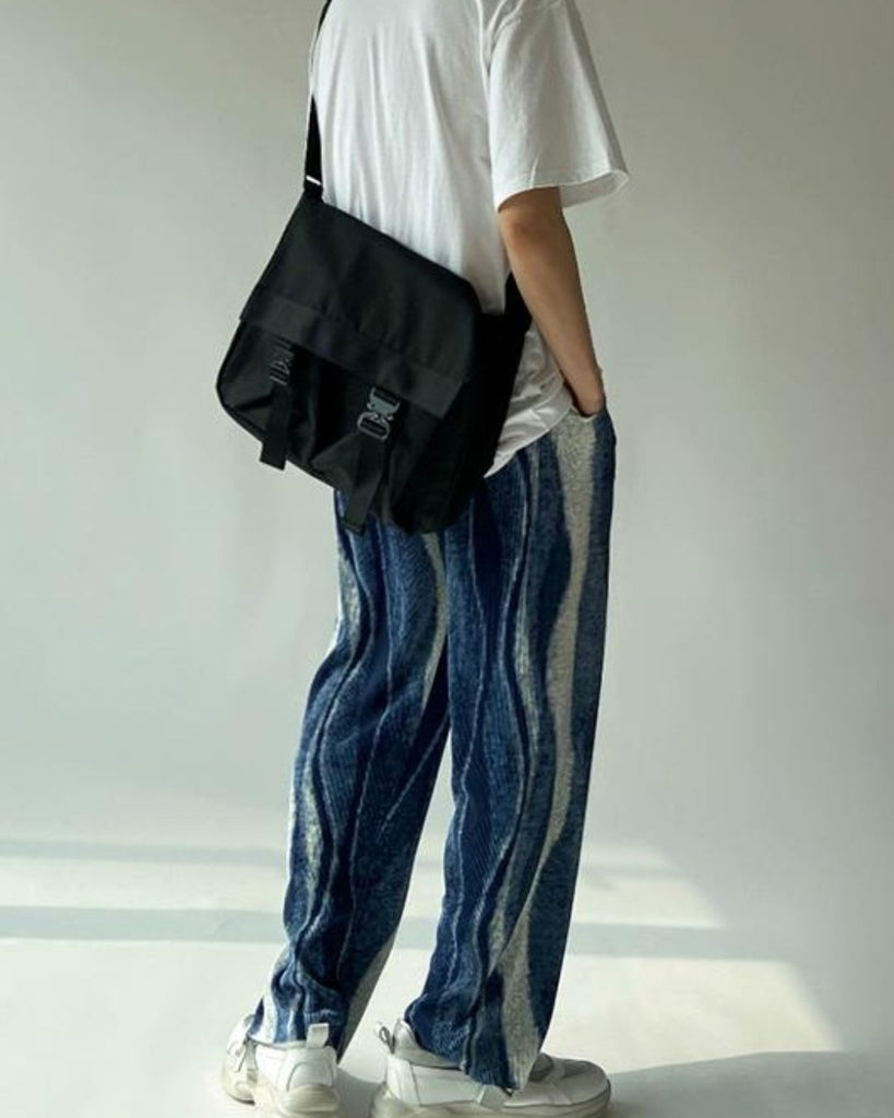 Full Pattern Pleated Easy Pants VCH0102 - KBQUNQ｜韓国メンズファッション通販サイト