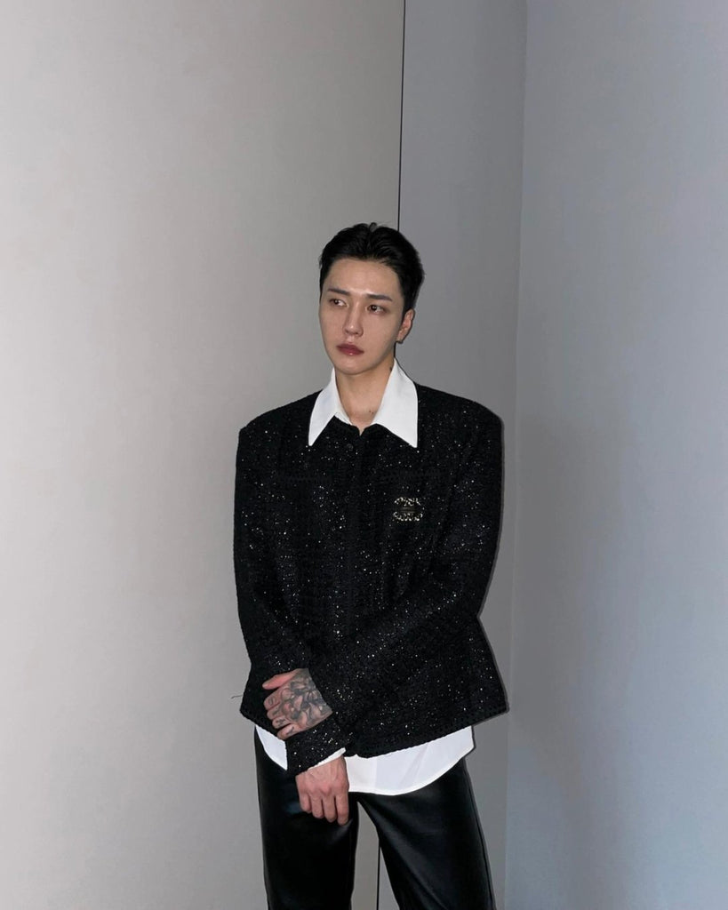 Glitter Tweed Jacket CHP0003 - KBQUNQ｜ファッション通販