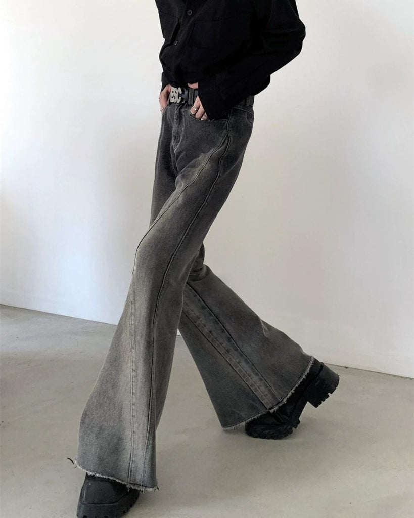 Gradient Flared Denim Pants AUW0001 - KBQUNQ｜ファッション通販