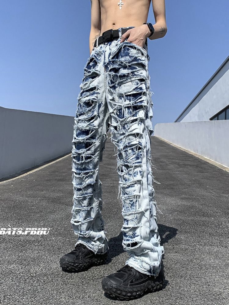 Hard Crush Flare Pants COC0001 - KBQUNQ｜ファッション通販