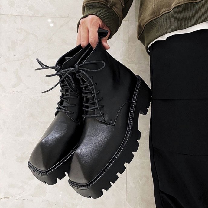 PLATFORM SHORT BOOTS KBQ0373 – KBQUNQ｜ファッション通販