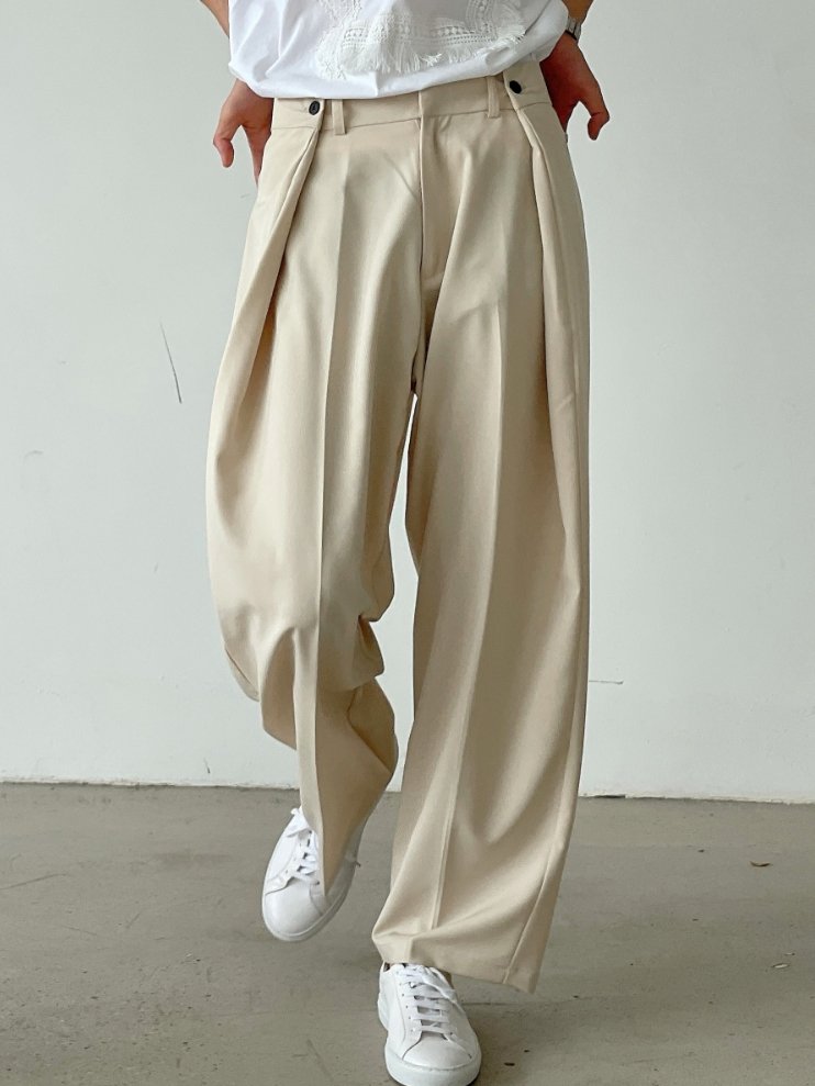 HIGH WEIST WIDE PANTS KBQ0411 – KBQUNQ｜ファッション通販