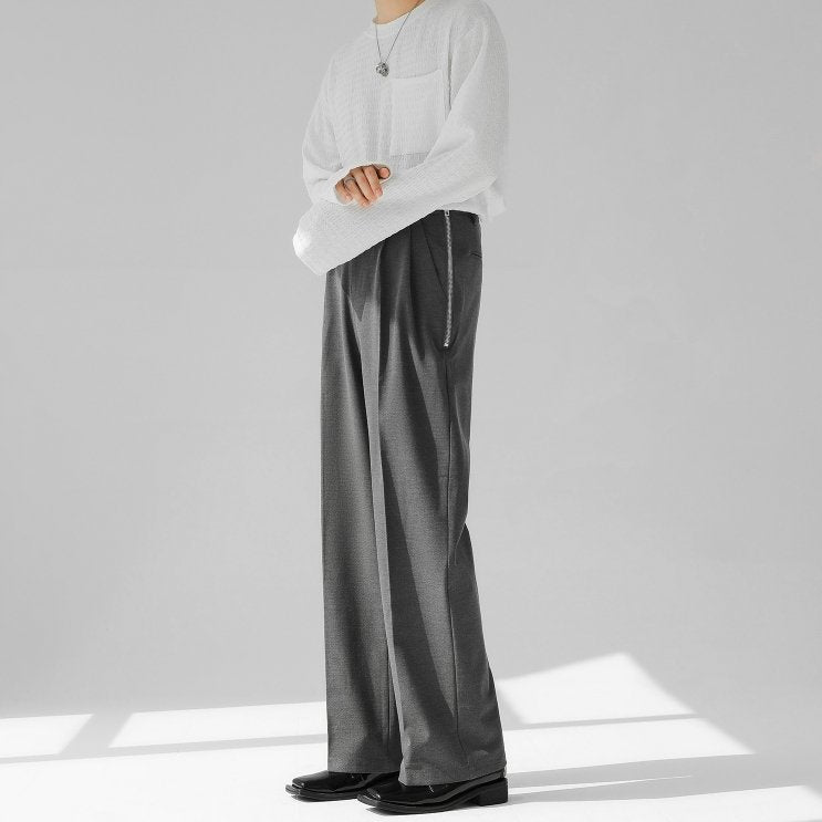 サイドジップパンツ【KBQ434】 - KBQUNQ｜韓国メンズファッション通販サイト