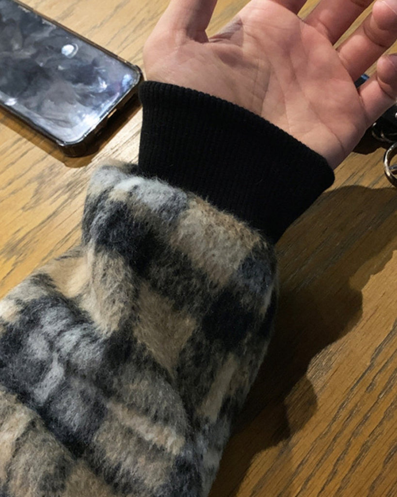 KOREAN CHECK KNIT KBQ0571 - KBQUNQ｜韓国メンズファッション通販サイト