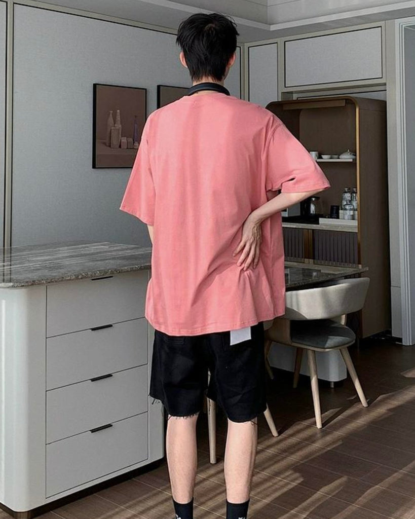 Korean Denim Half Pants HUD0056 - KBQUNQ｜韓国メンズファッション通販サイト