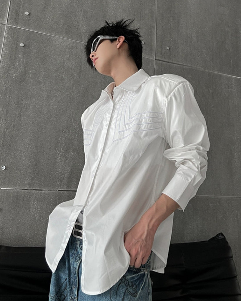 Korean Design Shirt TNS0006 - KBQUNQ｜韓国メンズファッション通販サイト